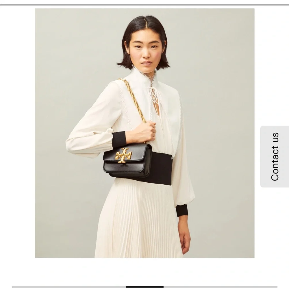 Tory Burch Black and Gold Crossbody Bag - Picture 12 of 12